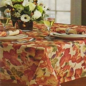Harvest Festival Oblong Tablecloth by Elrene 52 x 70 Oblong BNWT SO